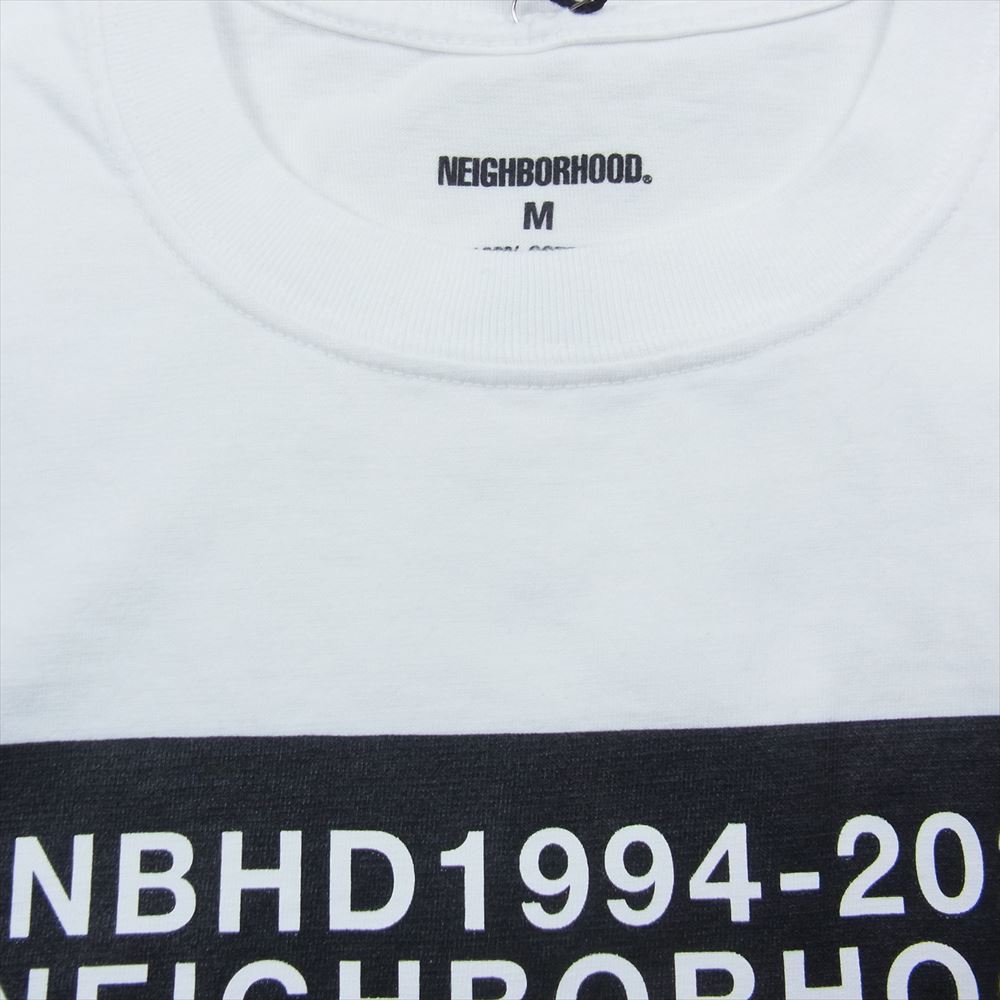 NEIGHBORHOOD ネイバーフッド 232PCNH-ST18 NH . TEE SS-18 コットン天竺 半袖 Tシャツ ホワイト系 M【美品】【中古】