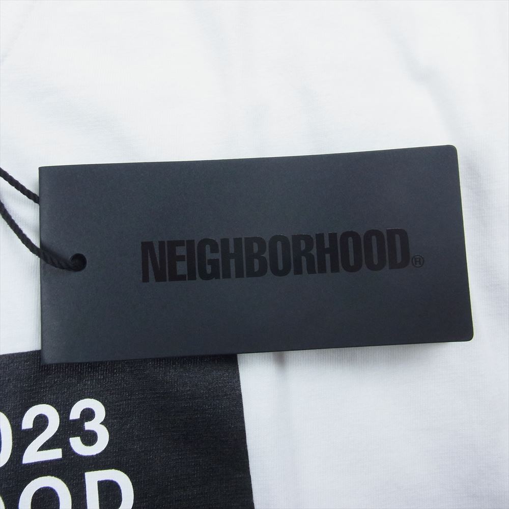 NEIGHBORHOOD ネイバーフッド 232PCNH-ST18 NH . TEE SS-18 コットン天竺 半袖 Tシャツ ホワイト系 M【美品】【中古】