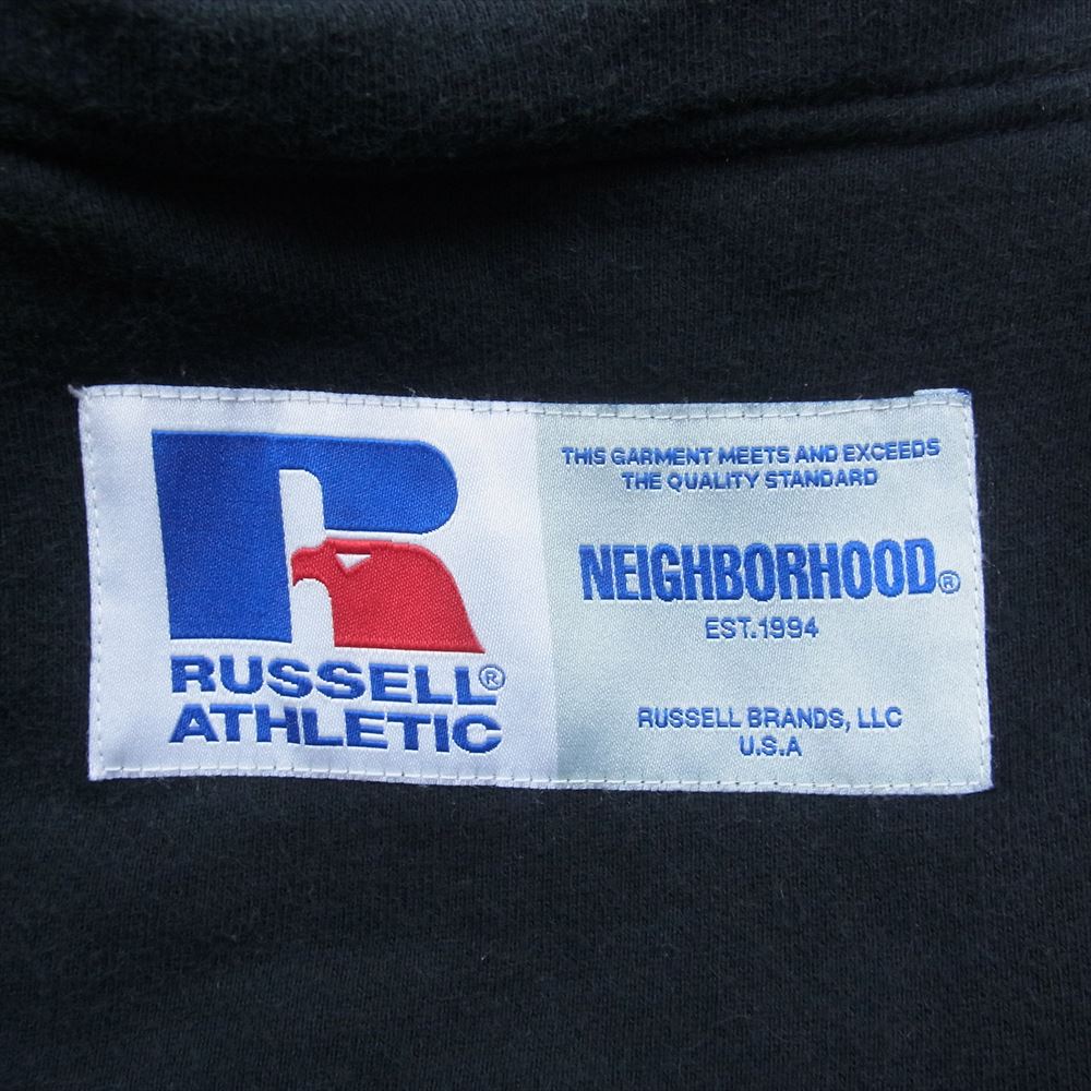 NEIGHBORHOOD ネイバーフッド 23SS 231XRRUN-PTM01 × RUSSELL ATHLETIC SWEAT PANTS ラッセル ロゴスウェット パンツ  ブラック系 M【中古】