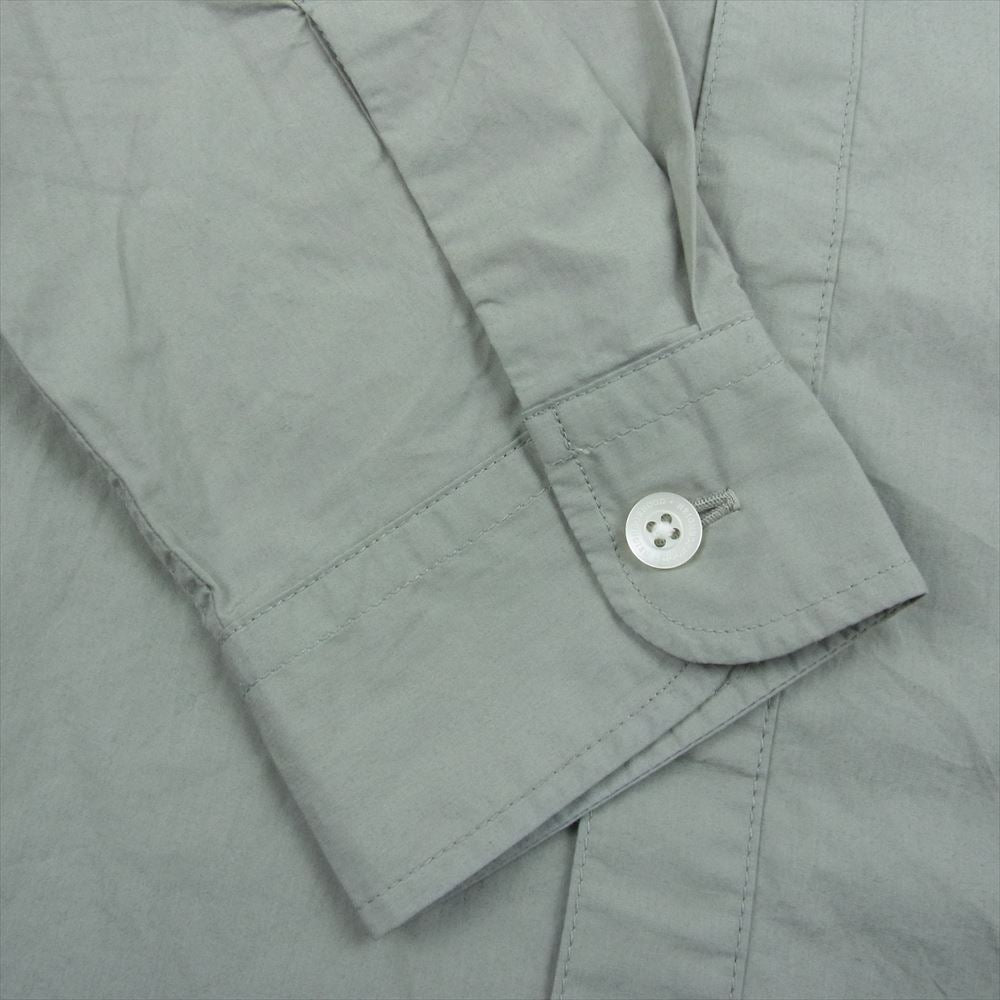 NEIGHBORHOOD ネイバーフッド 232AQNH-SHM03 BANDCOLLAR SHIRT LS スーピマコットン バンドカラー長袖 シャツ  グレージュ系 M【中古】