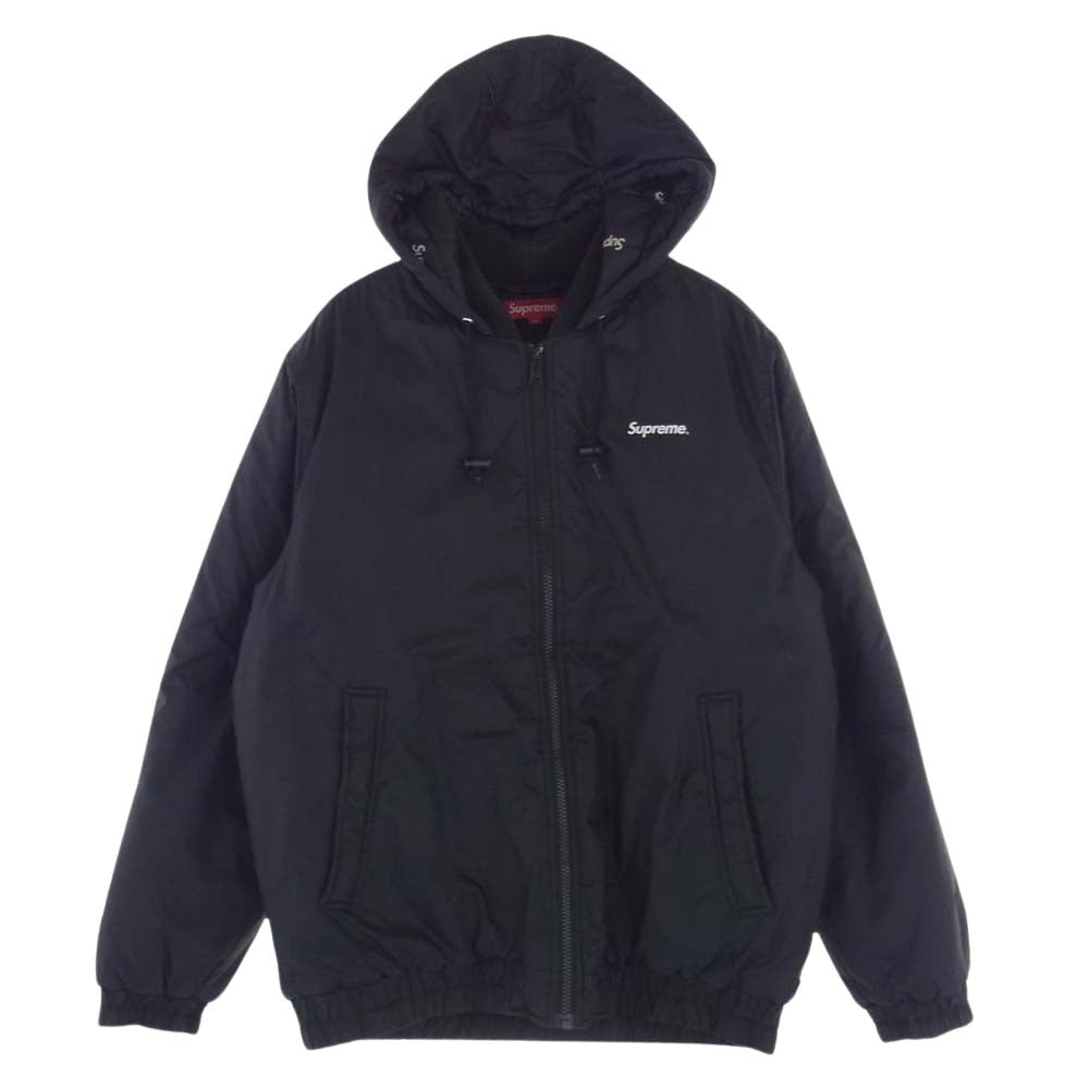 Supreme シュプリーム 15AW 2-Tone Hooded Sideline Jacket 2トーン フーデッド サイドライン ジャケット ブラック系 M【中古】