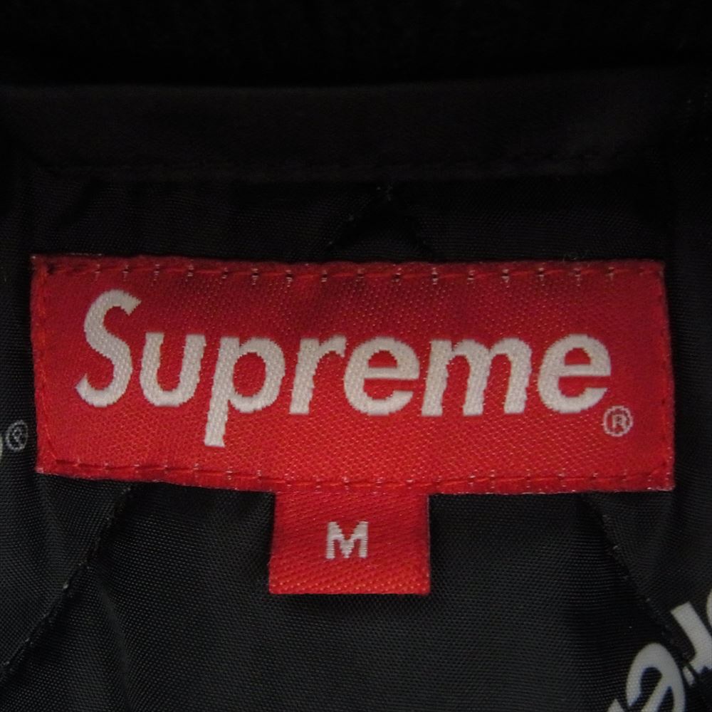 Supreme シュプリーム 15AW 2-Tone Hooded Sideline Jacket 2トーン フーデッド サイドライン ジャケット ブラック系 M【中古】