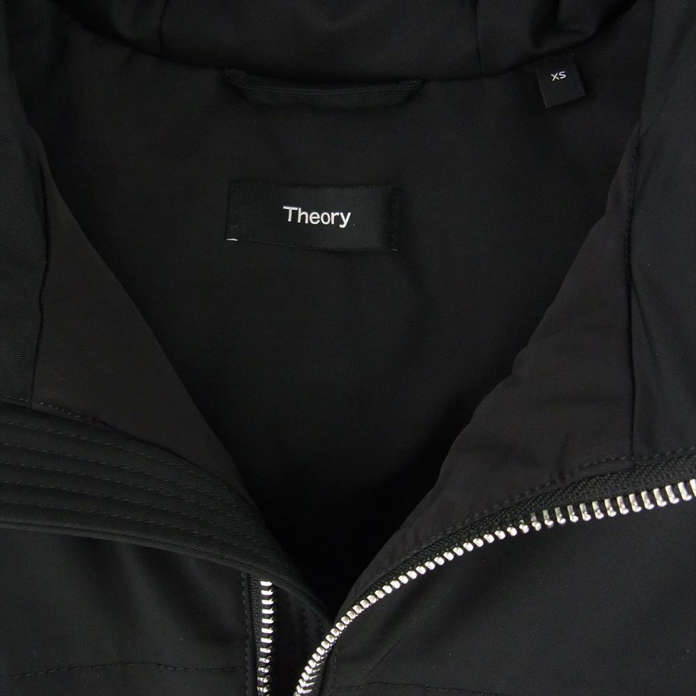 theory セオリー BRANDON HD JKT FUEL2 袖リブ切替 ダウン ジャケット ブラック系 XS【美品】【中古】