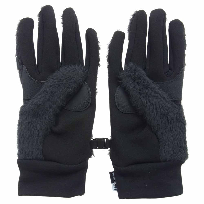 THE NORTH FACE ノースフェイス NN61918 Versa Loft Etip Glove バーサ ロフト フリース グローブ 手袋 ブラック系 M【中古】