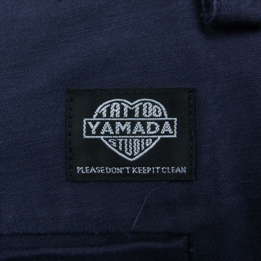タトゥースタジオ ワーク パンツ  ネイビー系 32【中古】