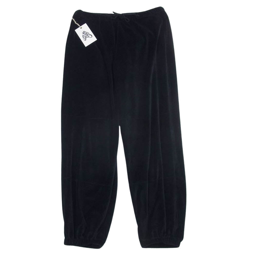 ナストイズ NTP-230202 Velor Track Pants ベロア トラックパンツ ブラック系 M【極上美品】【中古】