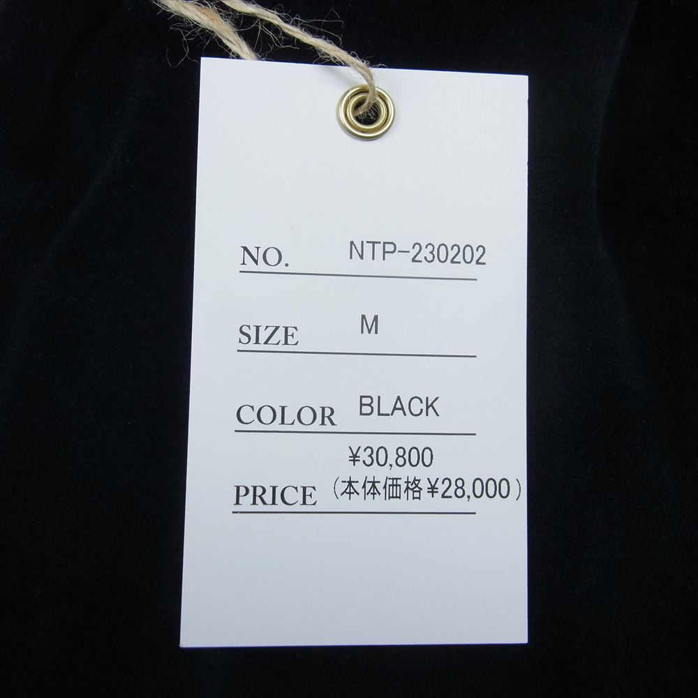ナストイズ NTP-230202 Velor Track Pants ベロア トラックパンツ ブラック系 M【極上美品】【中古】