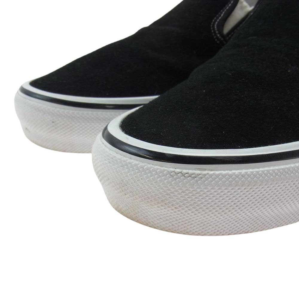 VANS バンズ VN0A5FCAY28 SKATE SLIP-ON スケート スリッポン スニーカー ブラック系 27.0cm【中古】