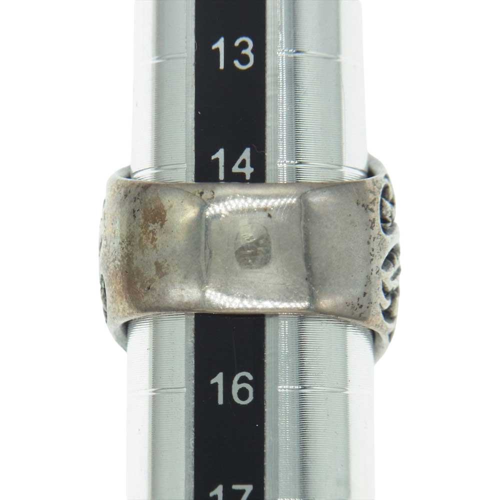 アガット カラーストーン シルバー リング SILVER シルバー系 15号【中古】