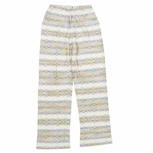 ミッソーニ イタリア製 レーヨン パンツ オフホワイト系 42【中古】