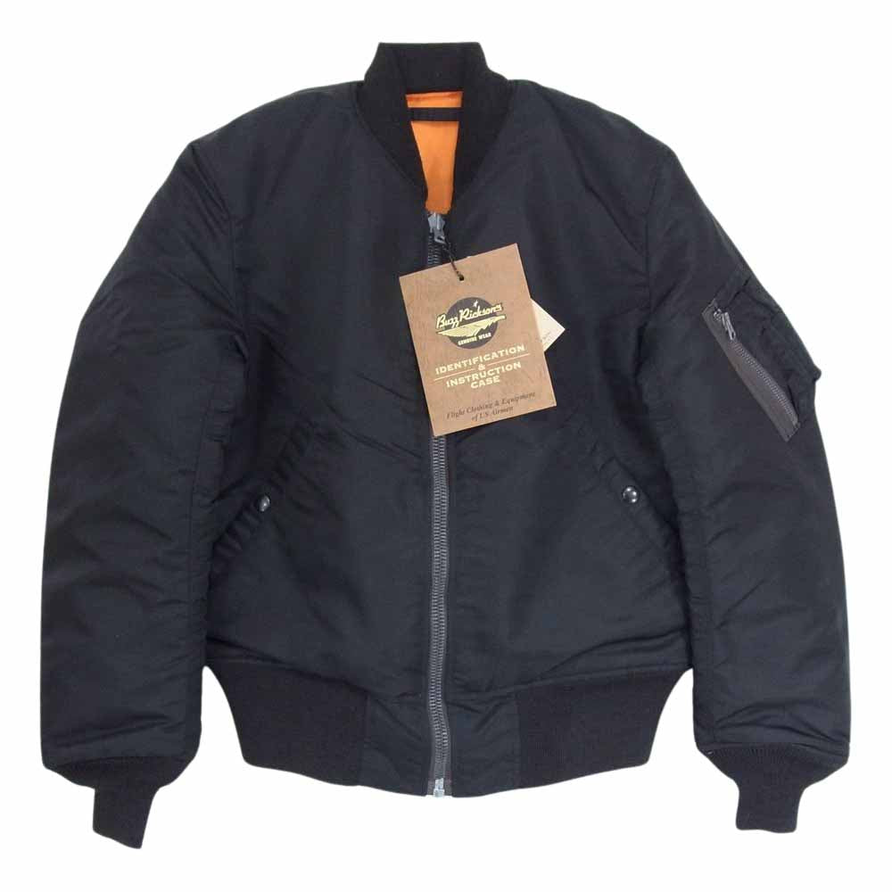 Buzz Rickson's バズリクソンズ BR13655 WILLIAM GIBSON COLLECTION ウィリアム ギブソン MA1 D-TYPE フライト ジャケット ブラック系 S【中古】