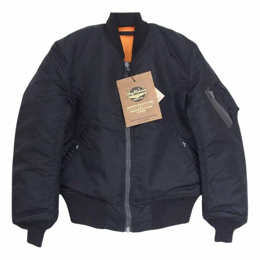 Buzz Rickson's バズリクソンズ BR13655 WILLIAM GIBSON COLLECTION ウィリアム ギブソン MA1 D-TYPE フライト ジャケット ブラック系 S【中古】