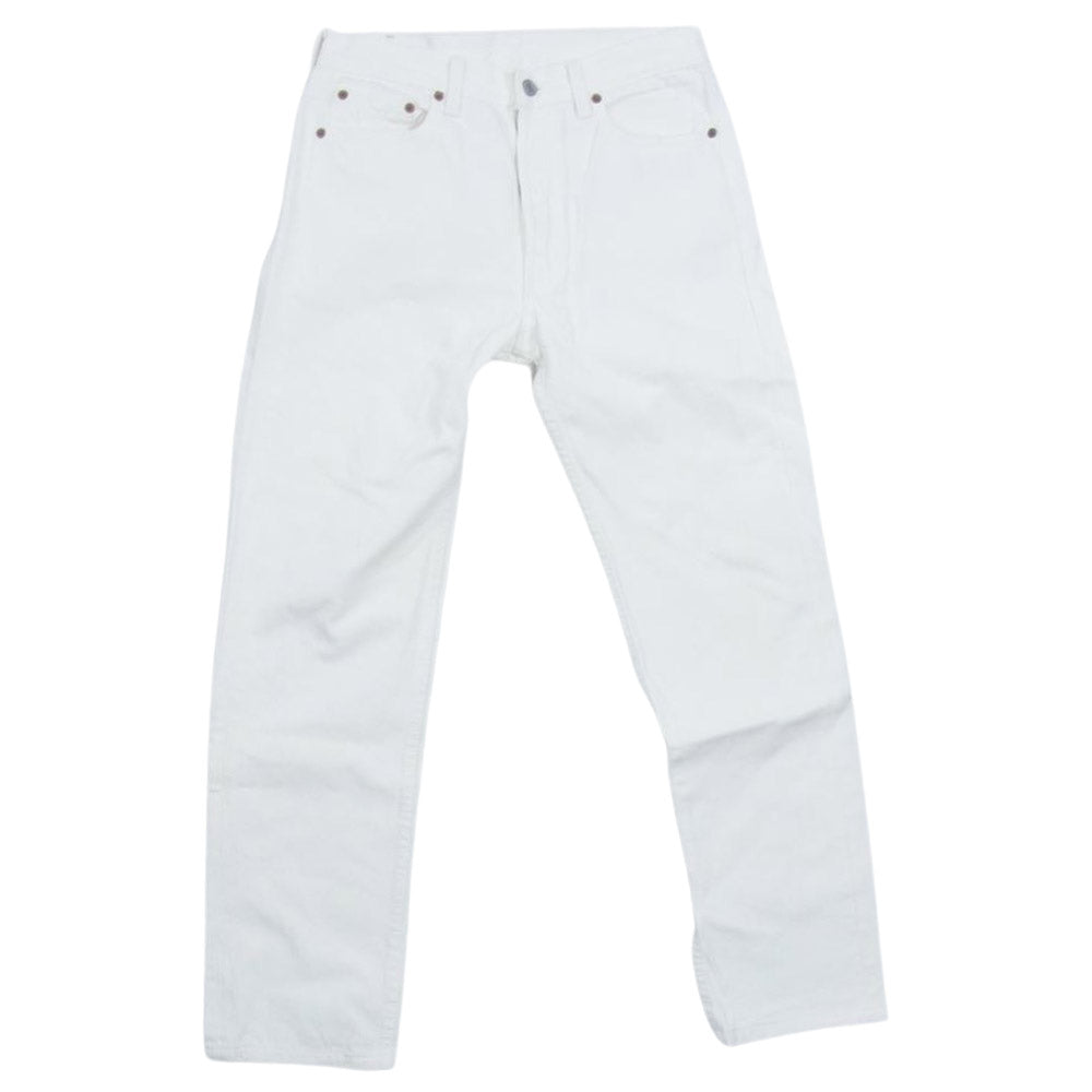 Levi's リーバイス 501-0651 USA製 501 ボタンフライ ストレート ホワイト デニム パンツ  ホワイト系 30【中古】