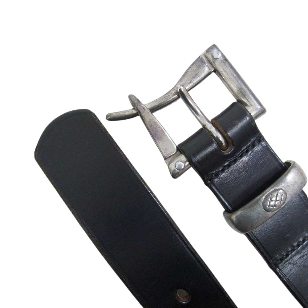 Needles ニードルス Quick Release クイックリリース レザー ベルト ブラック系 32/80【中古】