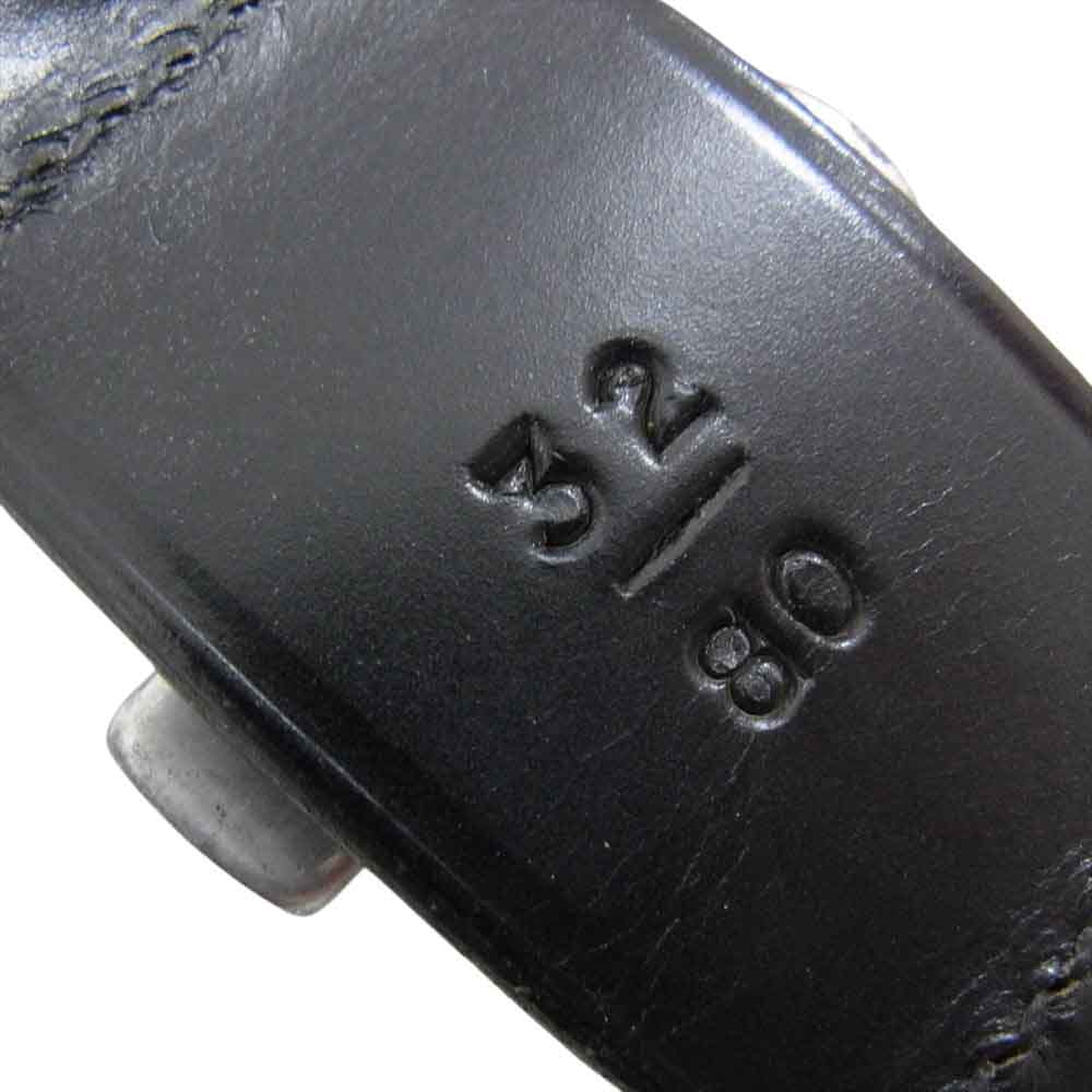 Needles ニードルス Quick Release クイックリリース レザー ベルト ブラック系 32/80【中古】