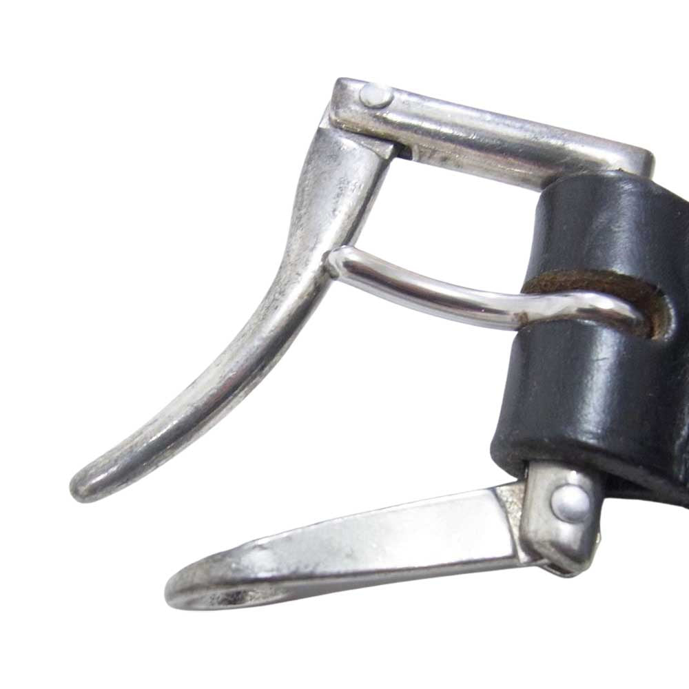 Needles ニードルス Quick Release クイックリリース レザー ベルト ブラック系 32/80【中古】