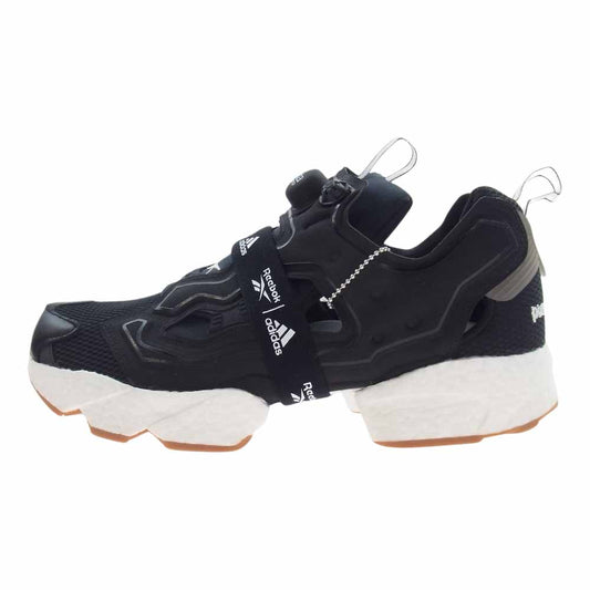 Reebok リーボック FU9239 × ADIDAS アディダス INSTAPUMP FURY BOOST インスタポンプフューリー ブースト スニーカー ブラック系 28cm【新古品】【未使用】【中古】