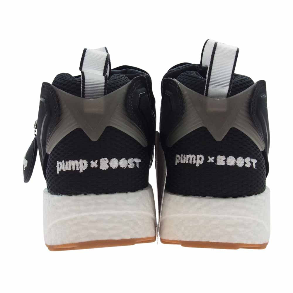 Reebok リーボック FU9239 × ADIDAS アディダス INSTAPUMP FURY BOOST インスタポンプフューリー ブースト スニーカー ブラック系 28cm【新古品】【未使用】【中古】