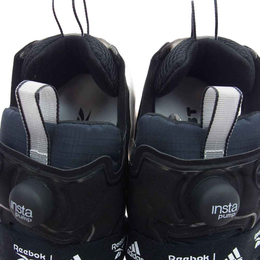 Reebok リーボック FU9239 × ADIDAS アディダス INSTAPUMP FURY BOOST インスタポンプフューリー ブースト スニーカー ブラック系 28cm【新古品】【未使用】【中古】