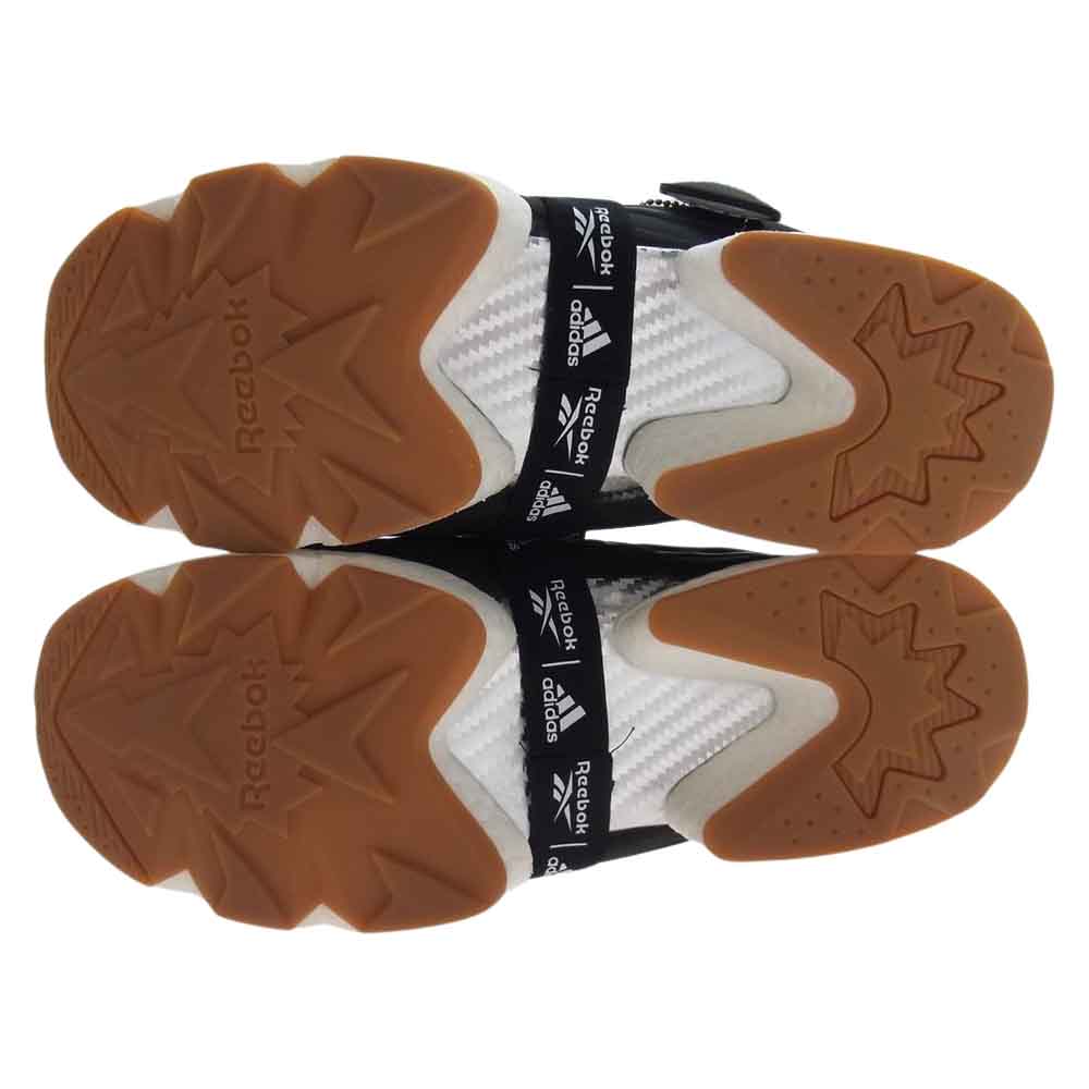 Reebok リーボック FU9239 × ADIDAS アディダス INSTAPUMP FURY BOOST インスタポンプフューリー ブースト スニーカー ブラック系 28cm【新古品】【未使用】【中古】