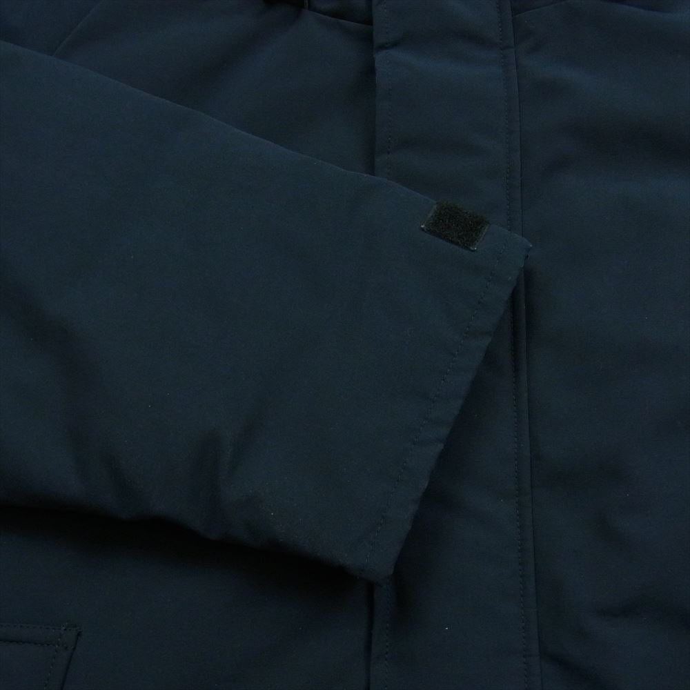 Danton ダントン DT-A0030 DOWN ARMY HOODED JACKET ダウン アーミー フーデッド ジャケット ダークネイビー系 L【中古】