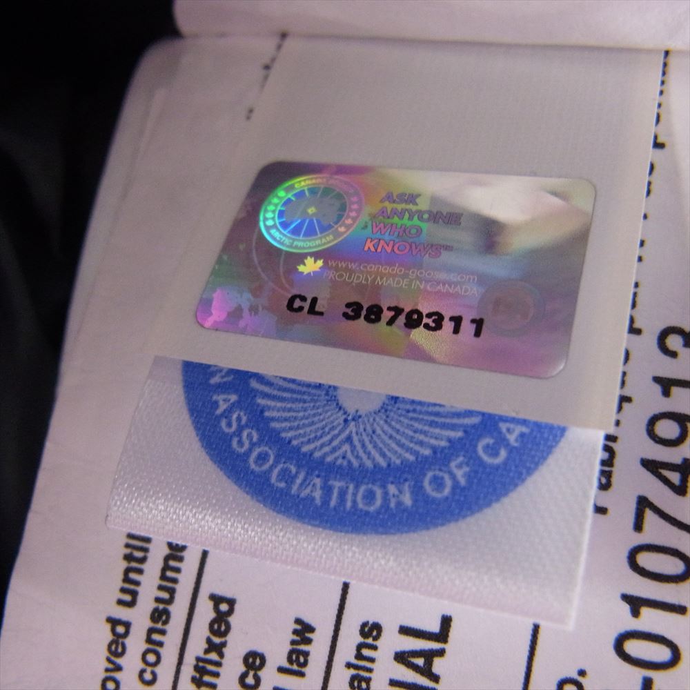 CANADA GOOSE カナダグース 4550M 国内正規品 サザビーリーグ MAITLAND PARKA メイトランド パーカー ダウン ジャケット  グレー系 L【中古】