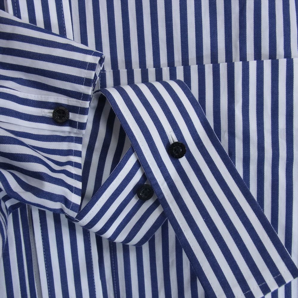 ENFOLD エンフォルド 300GA230-1470 LONG-COLLAR SHIRT ロング カラー シャツ ブルー系 38【中古】