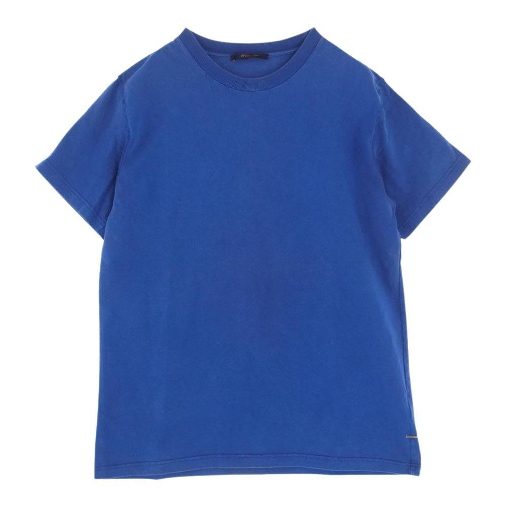 LOUIS VUITTON ルイ・ヴィトン RM202Q JYN HIY47W ロゴパッチ付き インサイドアウト 半袖 Tシャツ ブルー系 L【中古】
