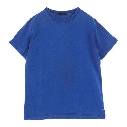 LOUIS VUITTON ルイ・ヴィトン RM202Q JYN HIY47W ロゴパッチ付き インサイドアウト 半袖 Tシャツ ブルー系 L【中古】