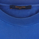 LOUIS VUITTON ルイ・ヴィトン RM202Q JYN HIY47W ロゴパッチ付き インサイドアウト 半袖 Tシャツ ブルー系 L【中古】