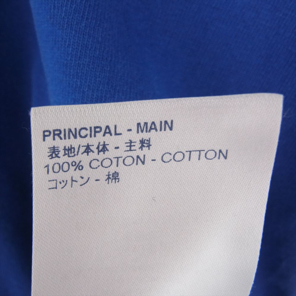 LOUIS VUITTON ルイ・ヴィトン RM202Q JYN HIY47W ロゴパッチ付き インサイドアウト 半袖 Tシャツ ブルー系 L【中古】