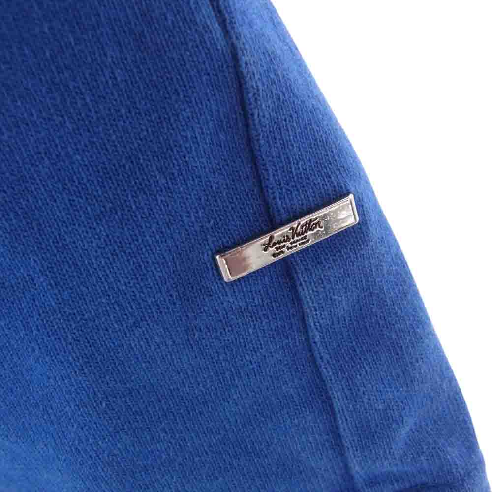 LOUIS VUITTON ルイ・ヴィトン RM202Q JYN HIY47W ロゴパッチ付き インサイドアウト 半袖 Tシャツ ブルー系 L【中古】