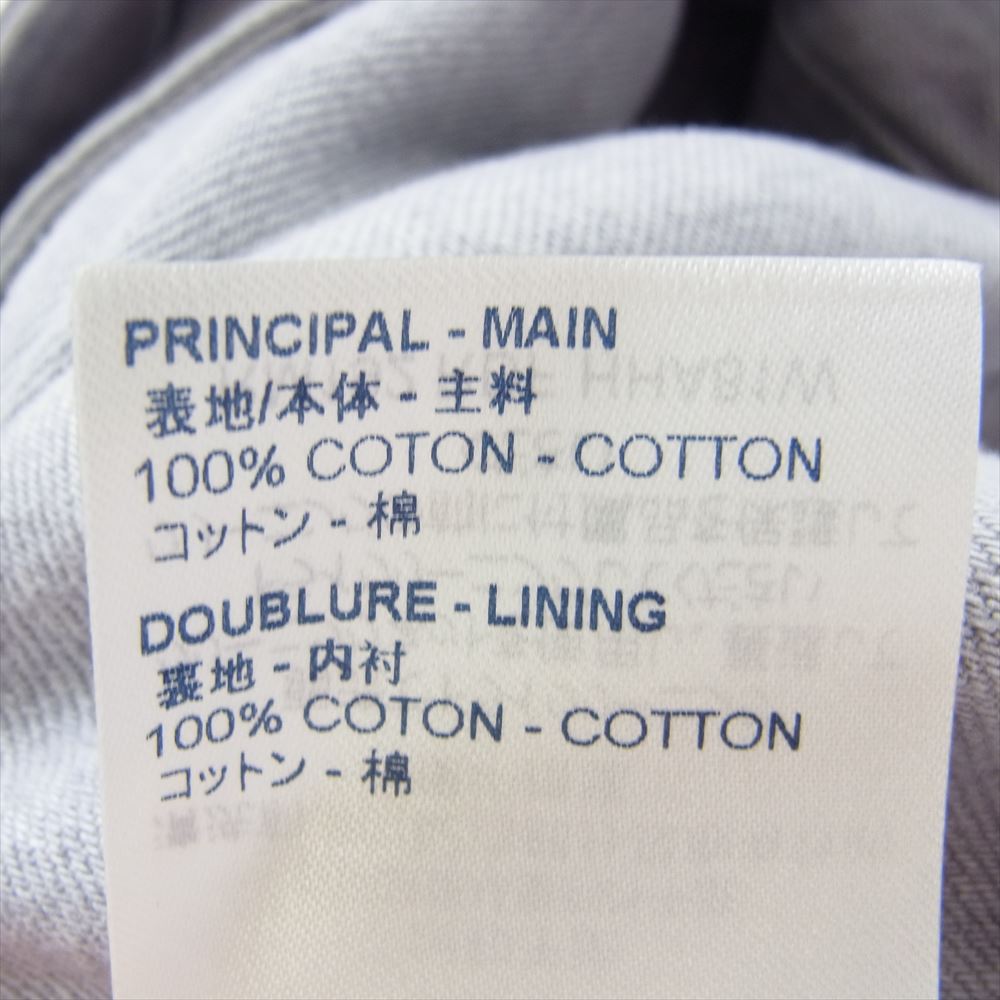 LOUIS VUITTON ルイ・ヴィトン 19AW LOOK10 1A5PGI フラッグス パッチワーク バンダナ スター デニム トレンチコート グレー系 46【中古】