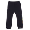 CHROME HEARTS クロムハーツ（原本無） 22SS MLTCOL CEM CRS SWT PNT マルチカラー セメタリークロス スウェット パンツ ブラック系 L【極上美品】【中古】