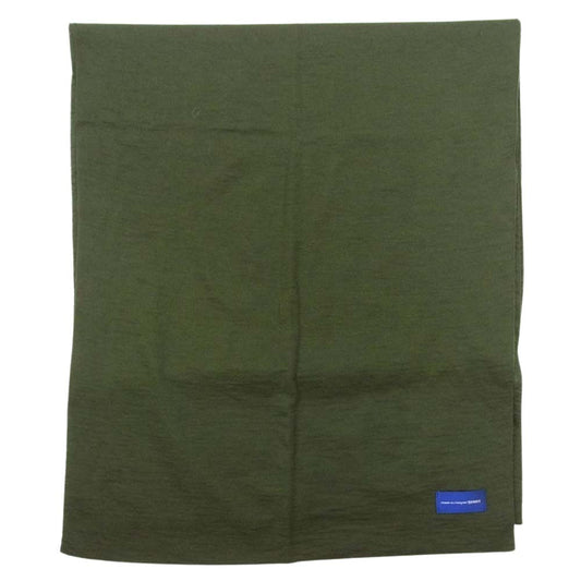 COMME des GARCONS コムデギャルソン W24661 SHIRT シャツ アクリル×ウール ロング ストール マフラー カーキ系【中古】