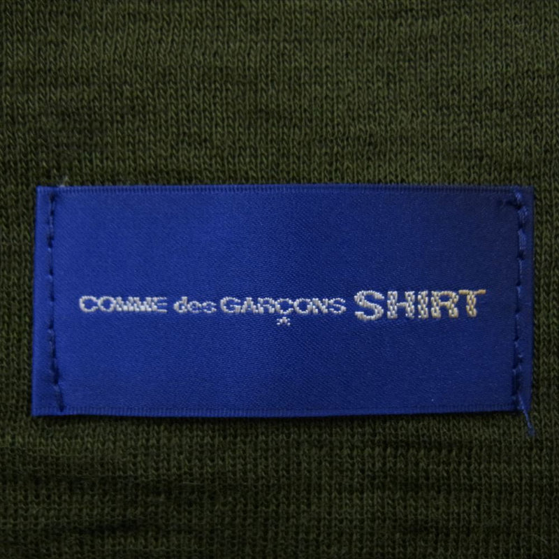 COMME des GARCONS コムデギャルソン W24661 SHIRT シャツ アクリル×ウール ロング ストール マフラー カーキ系【中古】
