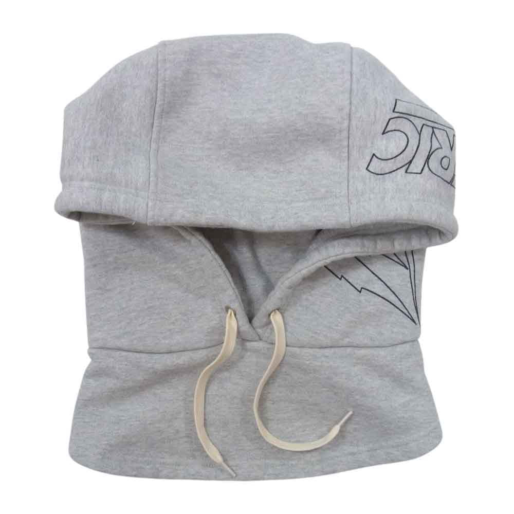 HYSTERIC GLAMOUR ヒステリックグラマー 21AW 02213CE01 HYS LOGO ロゴプリント フード付き スヌード グレー系 FREE【中古】