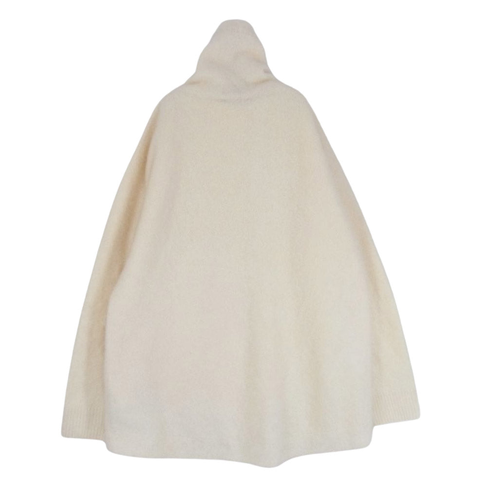 エイトン KRAGKW0903 TURTLENECK SWEATER タートルネック ドローコード ファーカシミヤ プルオーバ― セーター オフホワイト系 04【中古】