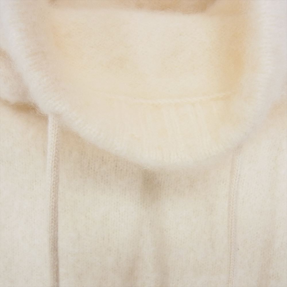 エイトン KRAGKW0903 TURTLENECK SWEATER タートルネック ドローコード ファーカシミヤ プルオーバ― セーター オフホワイト系 04【中古】
