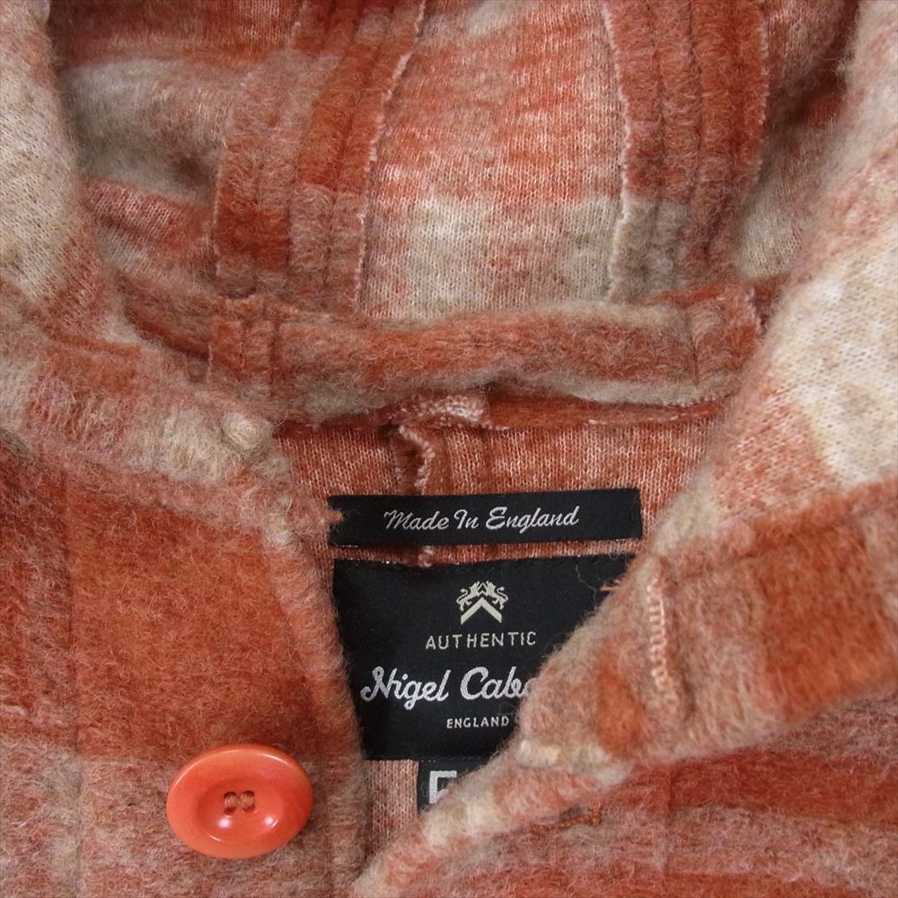 Nigel Cabourn ナイジェルケーボン 8039-11-00010 BLANKET JACKET ブランケット ジャケット チェック コート オレンジ系 50【中古】