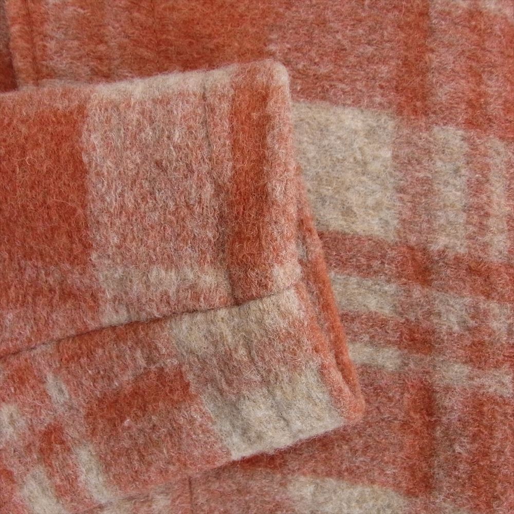 Nigel Cabourn ナイジェルケーボン 8039-11-00010 BLANKET JACKET ブランケット ジャケット チェック コート オレンジ系 50【中古】