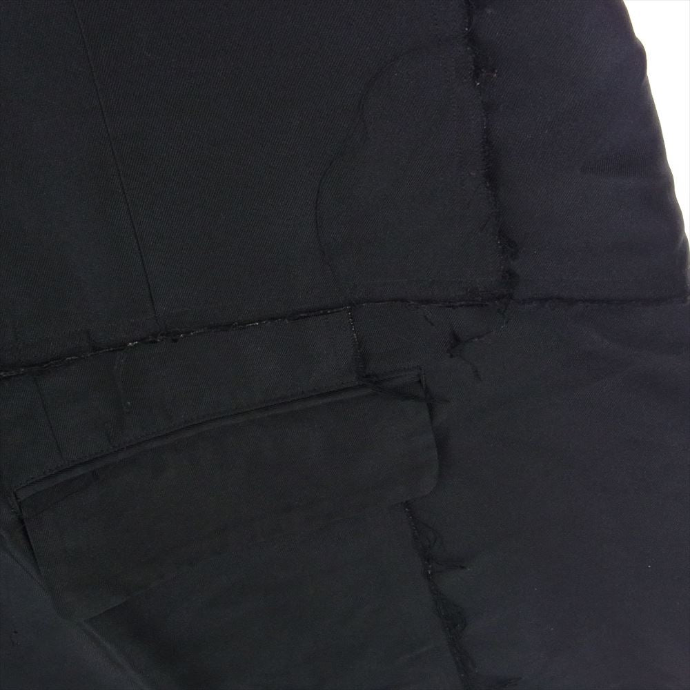 COMME des GARCONS HOMME PLUS コムデギャルソンオムプリュス 20AW PF-J059 ポリエステル縮絨 製品加工 アシンメトリー テーラードジャケット ブラック系 M【中古】