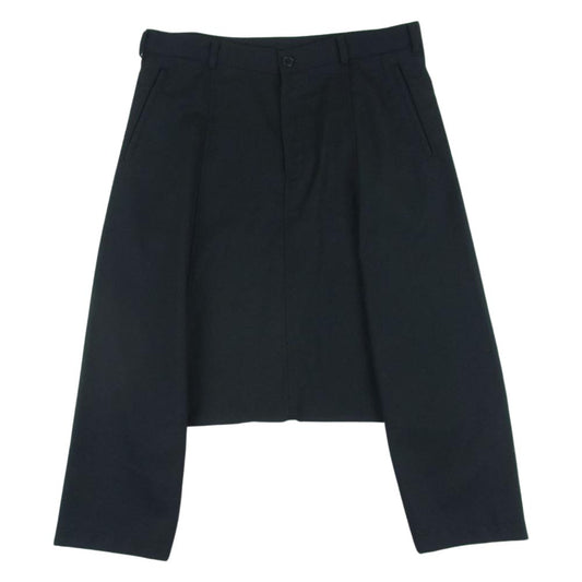 ブラックコムデギャルソン AD2015 1P-P027 ウール サルエル パンツ 日本製 ブラック系 XL【中古】