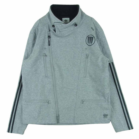 NEIGHBORHOOD ネイバーフッド adidas アディダス CD7736 NH RIDERS TJ  スウェット ライダース トラック ジャケット グレー系  0【中古】