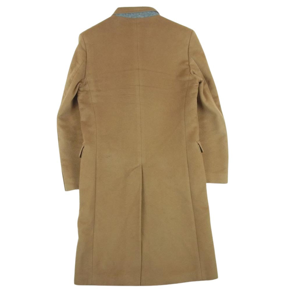 MAISON MARTIN MARGIELA メゾンマルタンマルジェラ H&M エイチアンドエム ルーマニア製 ダブルブレスト ピークドラペル チェスター コート ブラウン系 48 38R【中古】
