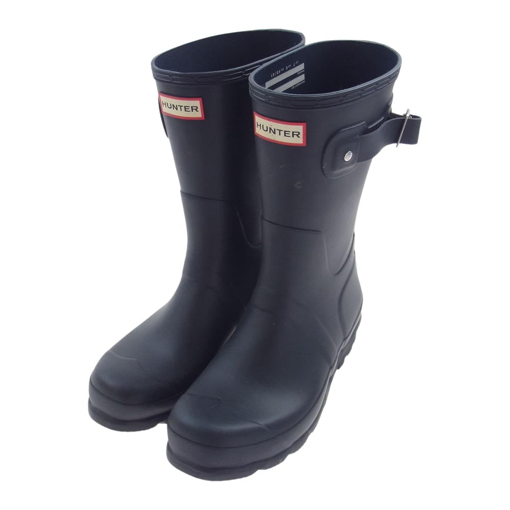 HUNTER ハンター RAIN BOOT レイン ブーツ 長靴  ブラック系 UK7(26cm)【中古】