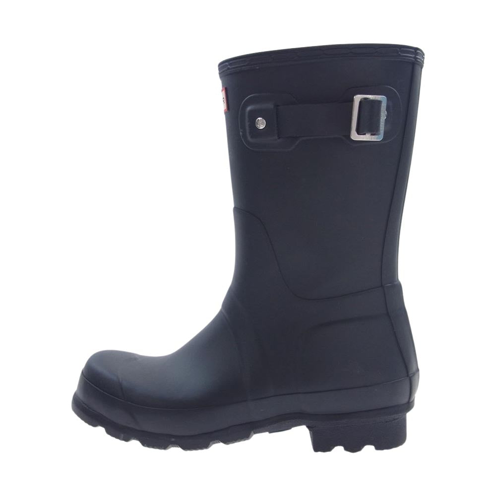 HUNTER ハンター RAIN BOOT レイン ブーツ 長靴  ブラック系 UK7(26cm)【中古】