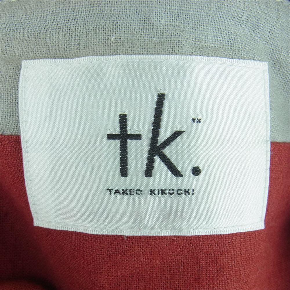 schott ショット 170-54500 tk. TAKEO KIKUCHI タケオキクチ インナー 星条旗 ラムレザー シングル ライダース ジャケット ブラック系 M【中古】