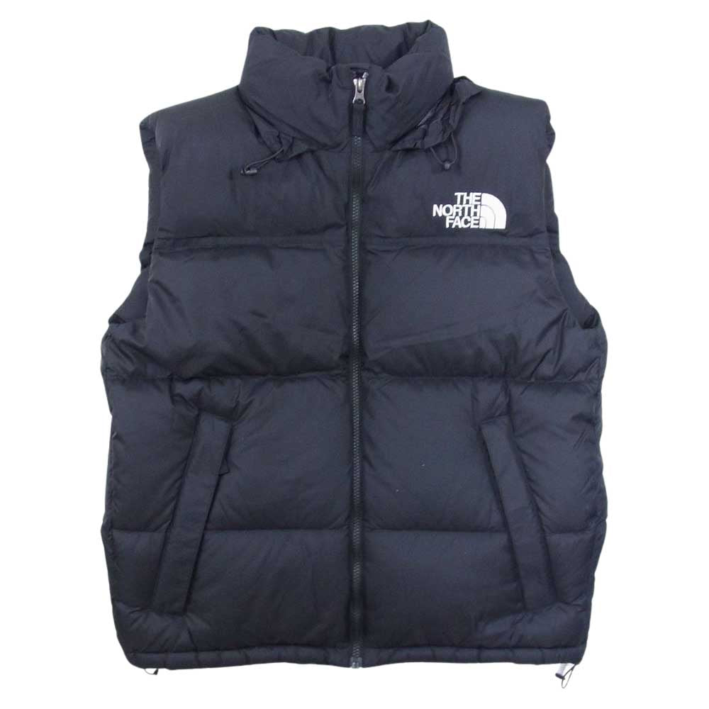 THE NORTH FACE ノースフェイス ND92232 Nuptse Vest ヌプシ ダウン ベスト ブラック系 M【美品】【中古】
