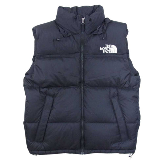 THE NORTH FACE ノースフェイス ND92232 Nuptse Vest ヌプシ ダウン ベスト ブラック系 M【美品】【中古】